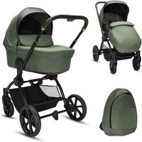 Noordi Sole V3 - 2in1 Pushchair with ThermoCot™ Carrycot, Woodland Green