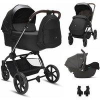 Noordi Sole V3 3in1 with Joie i-Snug2 Car Seat, Slate Black