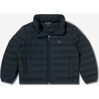 Emporio Armani Boys Down Padded Puffer Jacket in Navy