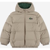 Lacoste Kids Logo Puffer Jacket in Beige
