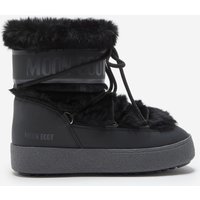 Moon Boot Girls Ltrack Faux Fur Boots in Black