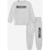 Moschino Kids Logo Tracksuit in Grey