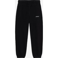Off-White Kids Bookish Diagonal Joggers in Black