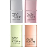 All Out Chrome 4-Piece Mirror Chrome Nail Polish Set