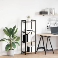 vidaXL Bookcase Sonoma oak 40 x 30 x 118 cm Engineered wood