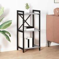 vidaXL Bookcase Grey sonoma 40 x 30 x 83 cm Engineered wood