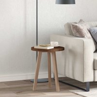 vidaXL Table Top Light brown Ø 40 x 2.5 cm Solid oak wood
