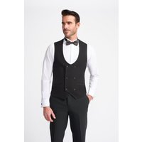 Malibu Black Scoop Waistcoat