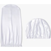 MOMMESILK Silk Sleeping Cap Hair Protection Mulberry Silk Sleep Cap 22 Momme Female Breathable And Ultra-Light White One-Size