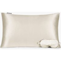 Silk Pillowcase & Sleep Eye Mask Set 22 Momme 100 Mulberry Pure Luxurious and Soft Affordable