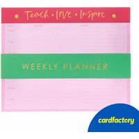 cardfactory Card Factory Deal Enjoy 25% Off Teach Love Inspire Weekly Planner
