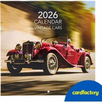 cardfactory Enjoy 57% Discount on Vintage Cars 2026 Wall Calendar Classic Images