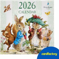 cardfactory Get 60% Off 2026 Peter Rabbit Wall Calendar 295cm Square Official Art