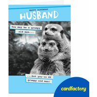 Quitting Hollywood Birthday Card | Grumpy Old Man Design | Quality Paper | UV Gloss Finish | Available in 2 Sizes | Perfect Gift for Husband