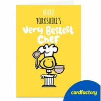 Personalised Fruitloops Card for Chefs | Custom Place Name | UV Gloss Finish | Quality FSC Board | Available in 2 Sizes | Thank You Gift Card