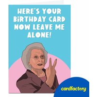 Phoebe Munger Birthday Card | Humorous Design | UV Gloss Finish | FSC Certified | Available in 2 Sizes | Perfect Gift for Fans of Gavin & Stacey