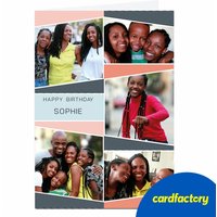 Personalised Photo Card | Custom Collage Thank You Cards | Unique Gift Idea | Printed on Quality Board | Available in 2 Sizes