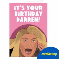 Phoebe Munger Card - It's Your Birthday Darren!