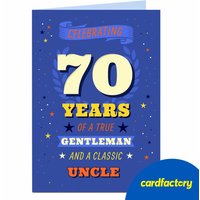 Personalised Birthday Card - Gentleman & A Classic, Editable Age