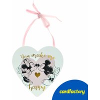 Disney Mickey & Minnie You Make Me Happy Plaque