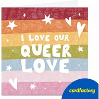 Personalised Sophie Kathleen LGBTQ+ Card - I Love our Queer Love