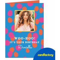 Photo Birthday Card - Woo-Hoo It's Your Birthday