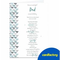 Sentimental Birthday Card for Dad | UV Gloss Finish | Quality 300gsm | Available in 2 Sizes | Perfect Gift for Any Occasion