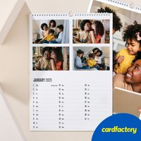 Create Your Own Multi-Photo Upload Calendar - 4 Photos