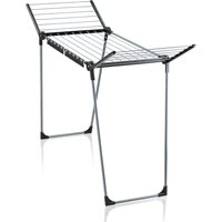 Leifheit Wäscheständer Pegasus 150 Solid Slim Black für 1,5 Wäscheladungen