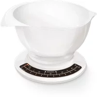 Soehnle Analoge Küchenwaage Culina Pro mit abnehmbarer Rührschüssel 2,5L