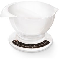 Soehnle Analoge Küchenwaage Culina Pro mit abnehmbarer Rührschüssel 2,5L