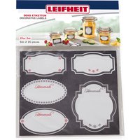Leifheit Deko-Etiketten Schwarz und Weiß