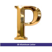 Aluminium Letters and Numbers