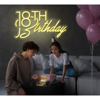 18th Birthday Neon Sign