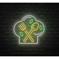 Kitchen Restaurant Open Neon Sign