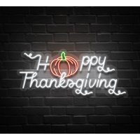 Happy Thanksgiving Neon Sign