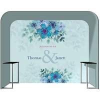 Square Arch Fabric Display