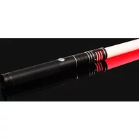 LED Metal Lichtschwert mit Farbwechsel und Soundeffekten - 819 Black RGB