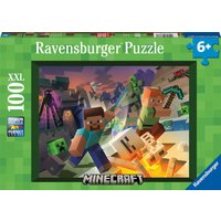 Ravensburger 13333 Puzzle Monster Minecraft 100 Teile XXL