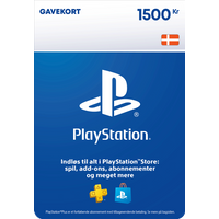 PlayStation Gavekort 1500 kr | PlayStation Store Gavekort | PSN Gavekort
