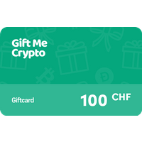 Gift Me Crypto Carta Regalo 100 CHF