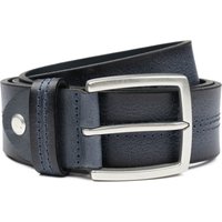Suitable Belt Leather Navy Blue Dark Blue size 105