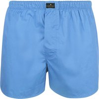 Steppin''Out Boxer Shorts – Mid Poplin Blue size S