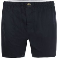 Steppin''Out Boxer Shorts – Navy Poplin Dark Blue size XXL