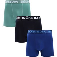Bjorn Borg Boxers Microfiber 3-Pack Multicolour Blue Dark Blue size XXL
