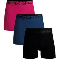 Muchachomalo Boxer Shorts Microfiber 3-Pack 68 Dark Blue Blue Pink Black size XL