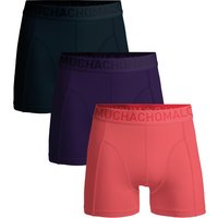 Muchachomalo Boxer Shorts Microfiber 3-Pack 30 Purple Multicolour Black size L