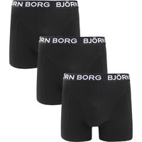 Bjorn Borg Boxers Cotton Stretch 3-Pack Black size L