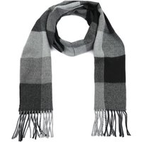 Suitable Men's Scarf Acrylic Checks 20-06 Multicolour Grey Black