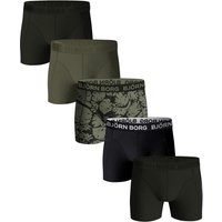 Bjorn Borg Boxers Cotton Stretch 5-Pack Black Multicolour Green size XL